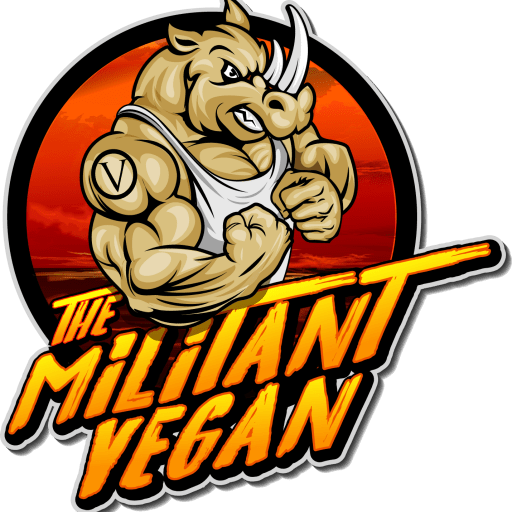 The Militant Vegan’s logo