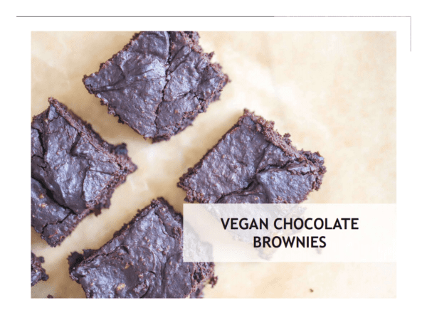 Vegan chocolate brownies