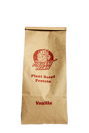 Vanilla plant-based protein powder