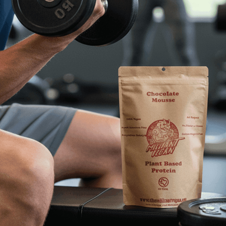 Militant Vegan Protien Powder -Chocolate Mousse-5