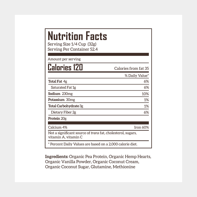 Militant Vegan Protien Powder - Madagascar Vanilla-2