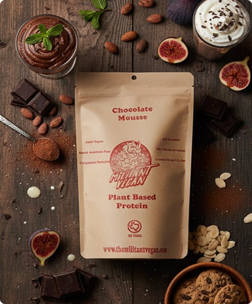 The Militant Vegan Protein Powder - Chocolate Mousse